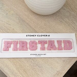 Stoney Clover Lane Pink 'FIRST AID' Sticker Patch Set